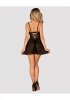 Sekswony zestaw babydoll i stringi Obssesive  XL/2XL